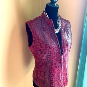 Red Vest for casual or classy look